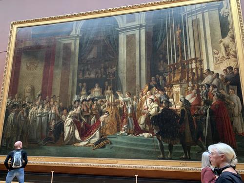 パリの風景、ルーブル美術館