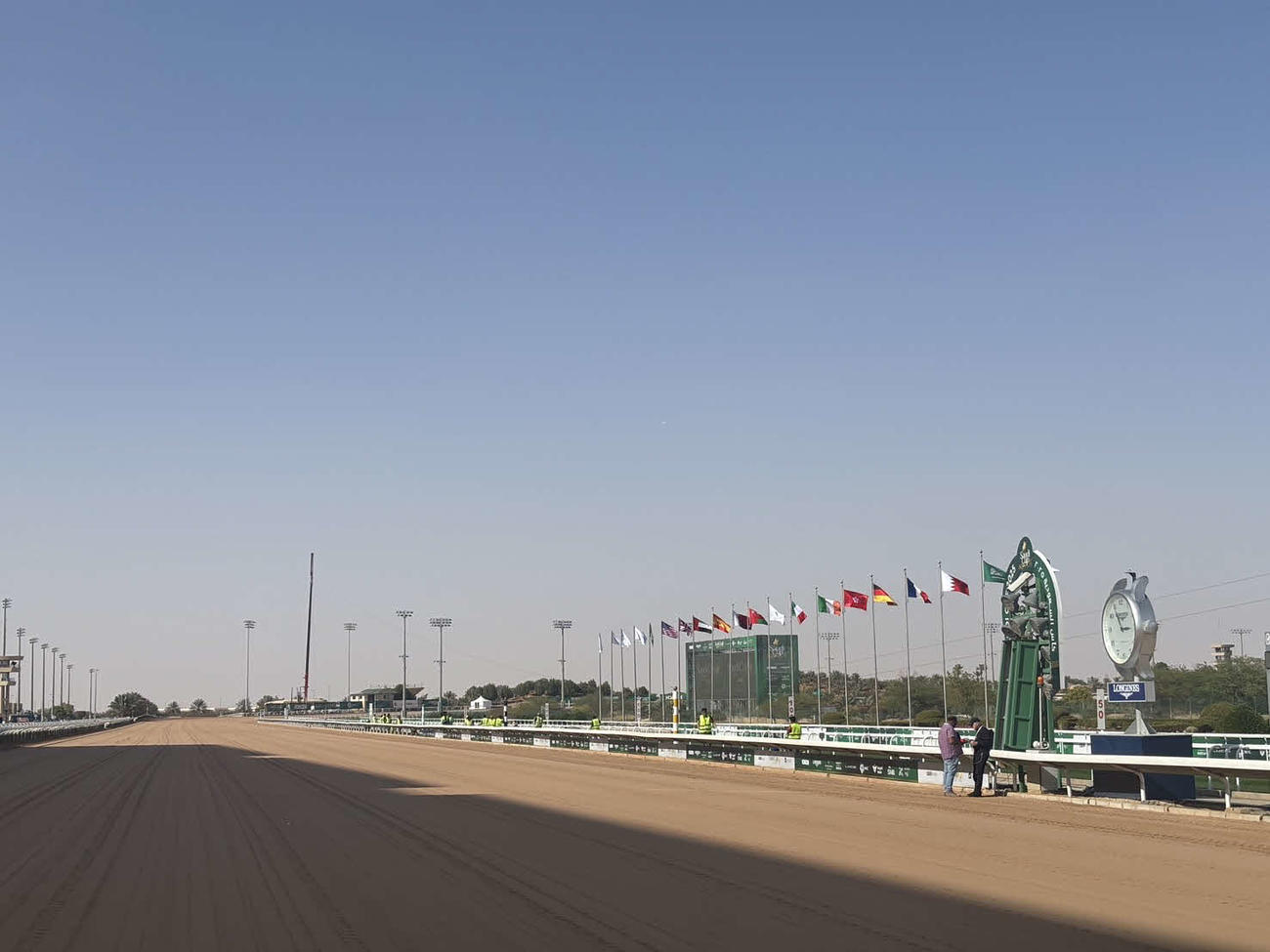 大一番を前にするキングアブドゥルアジーズ競馬場（撮影・三原充史（TIS））