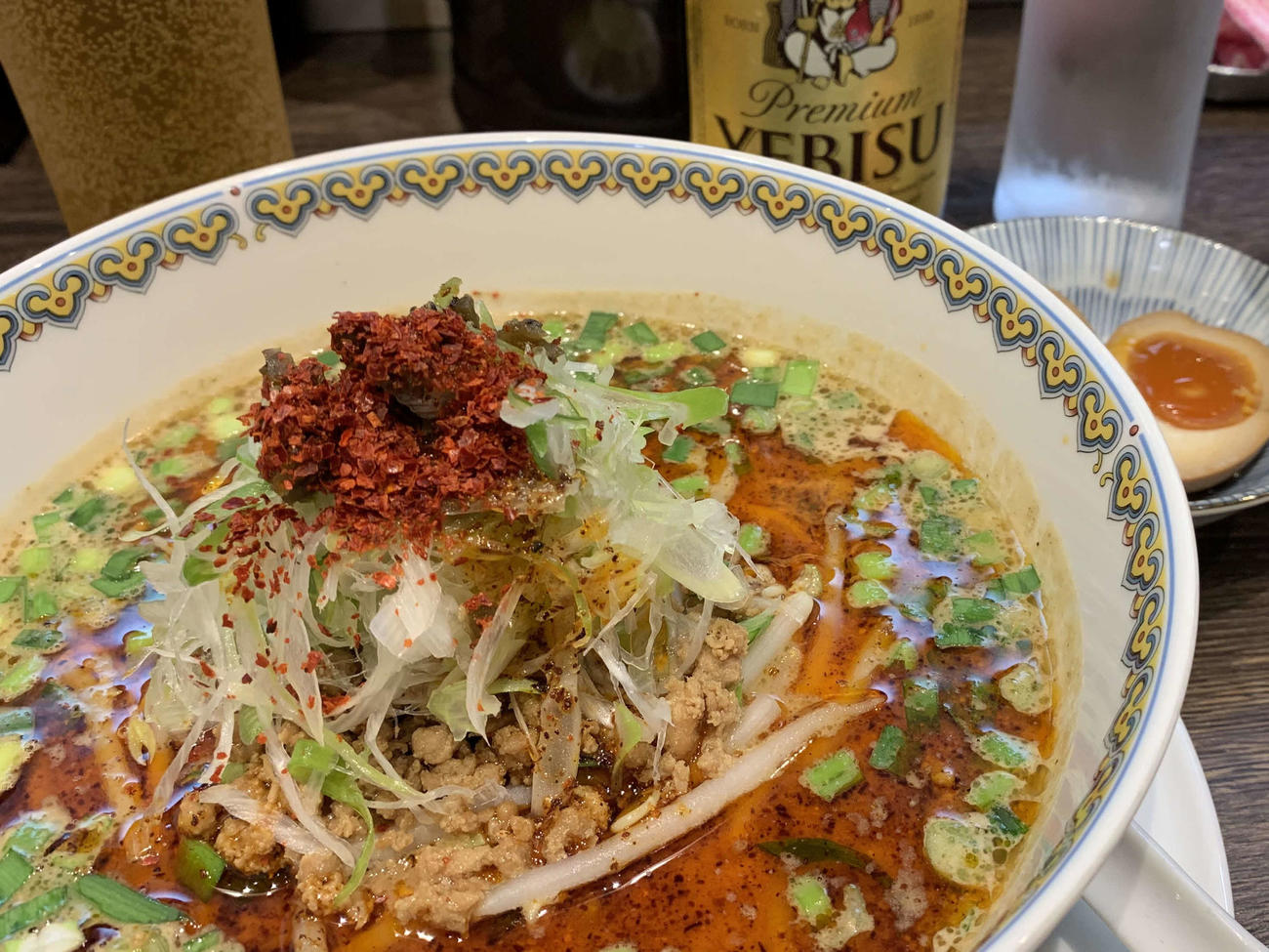 熱戦に備えて激辛担々麺！