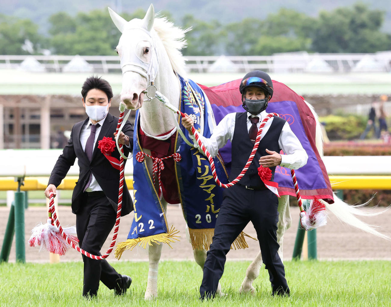 ヴィクトリアMを制したソダシ（撮影・丹羽敏通）