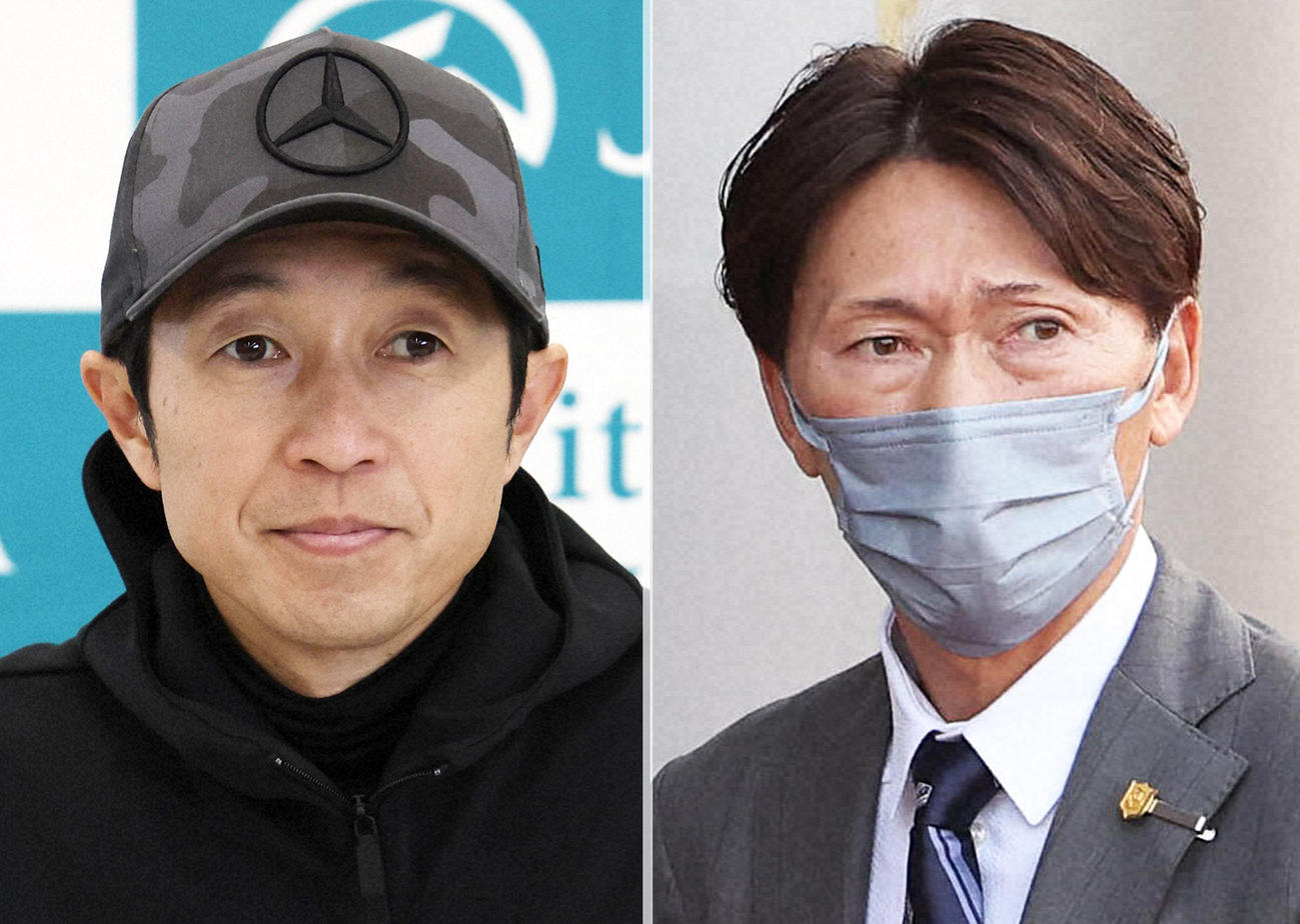 武豊騎手（左）と蛯名正義師
