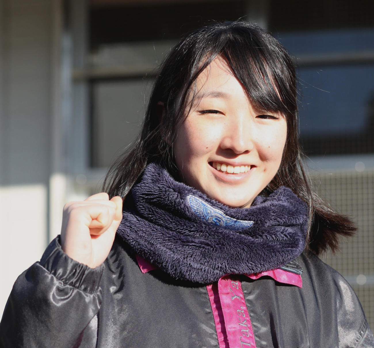 永島まなみ騎手（2021年12月撮影）