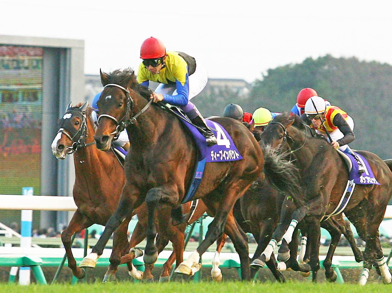 引退レースとなった06年有馬記念を快勝したディープインパクト