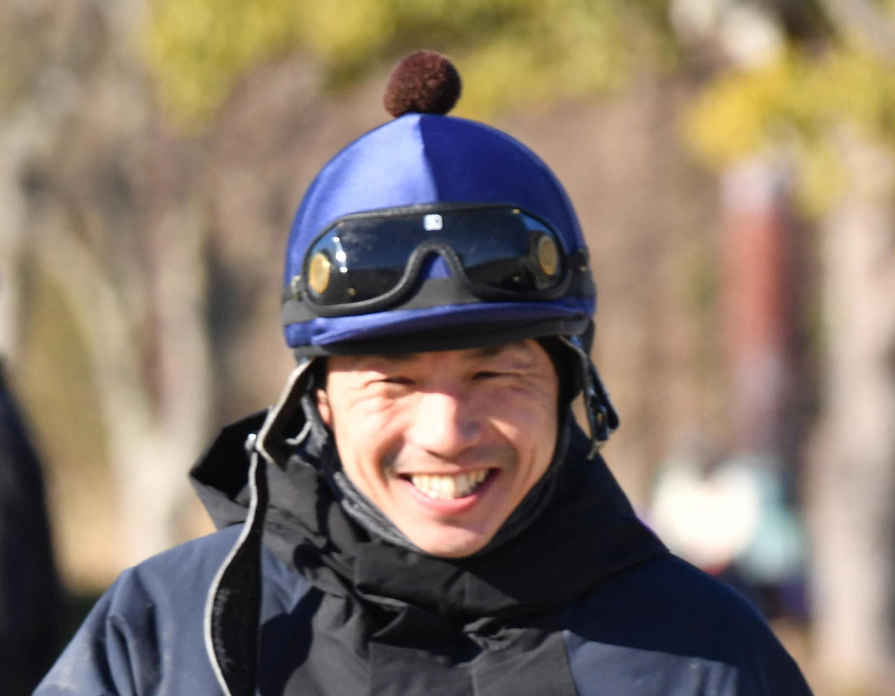 松岡正海騎手（2022年1月3日撮影）