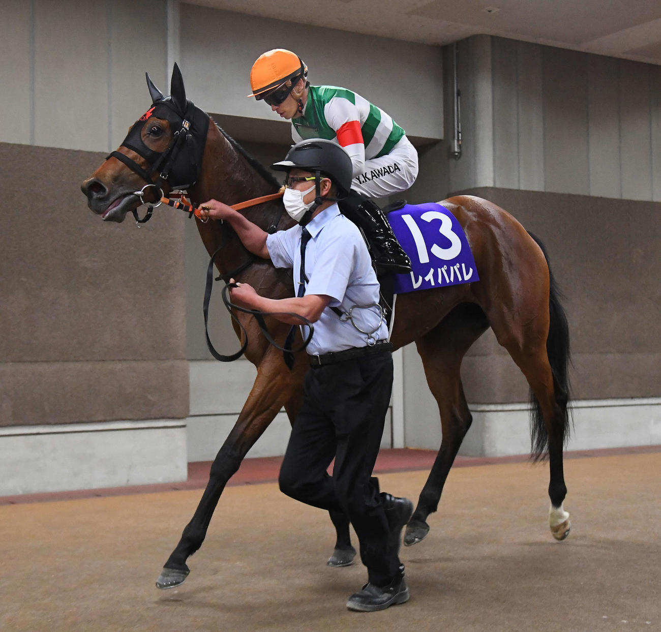 東京11R、ヴィクトリアMで1番人気も12着に敗れたレイパパレと川田騎手