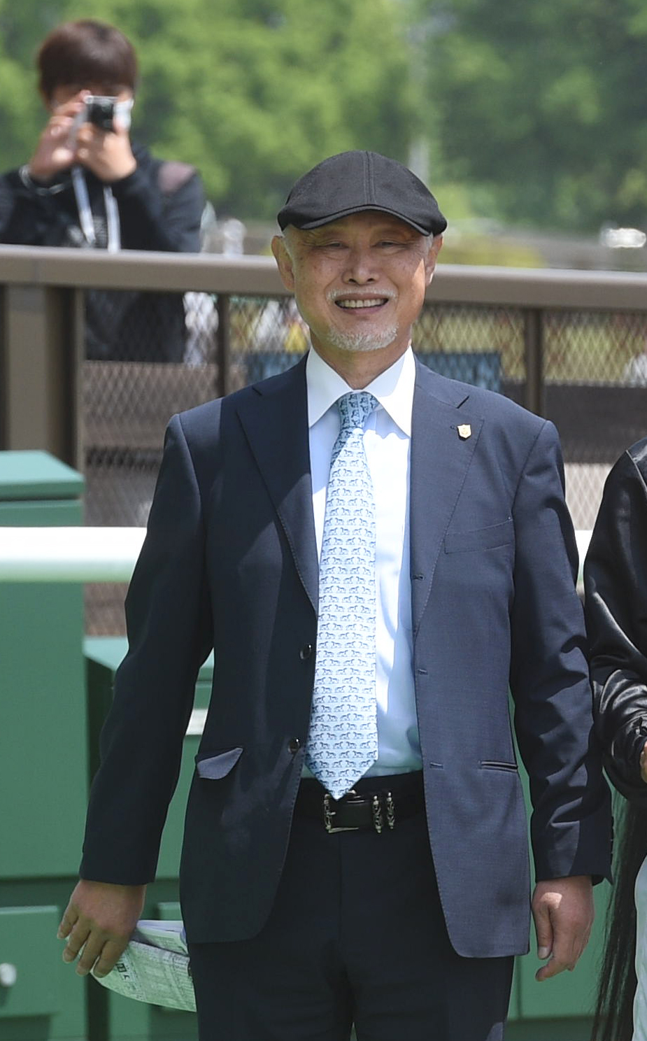 田村康仁調教師（5月7日撮影）