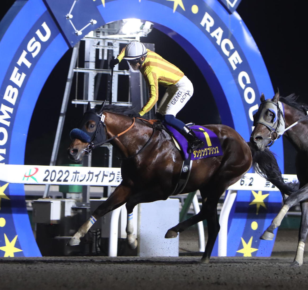 重賞3連勝を果たしたダンシングプリンス（撮影・奥村晶治）