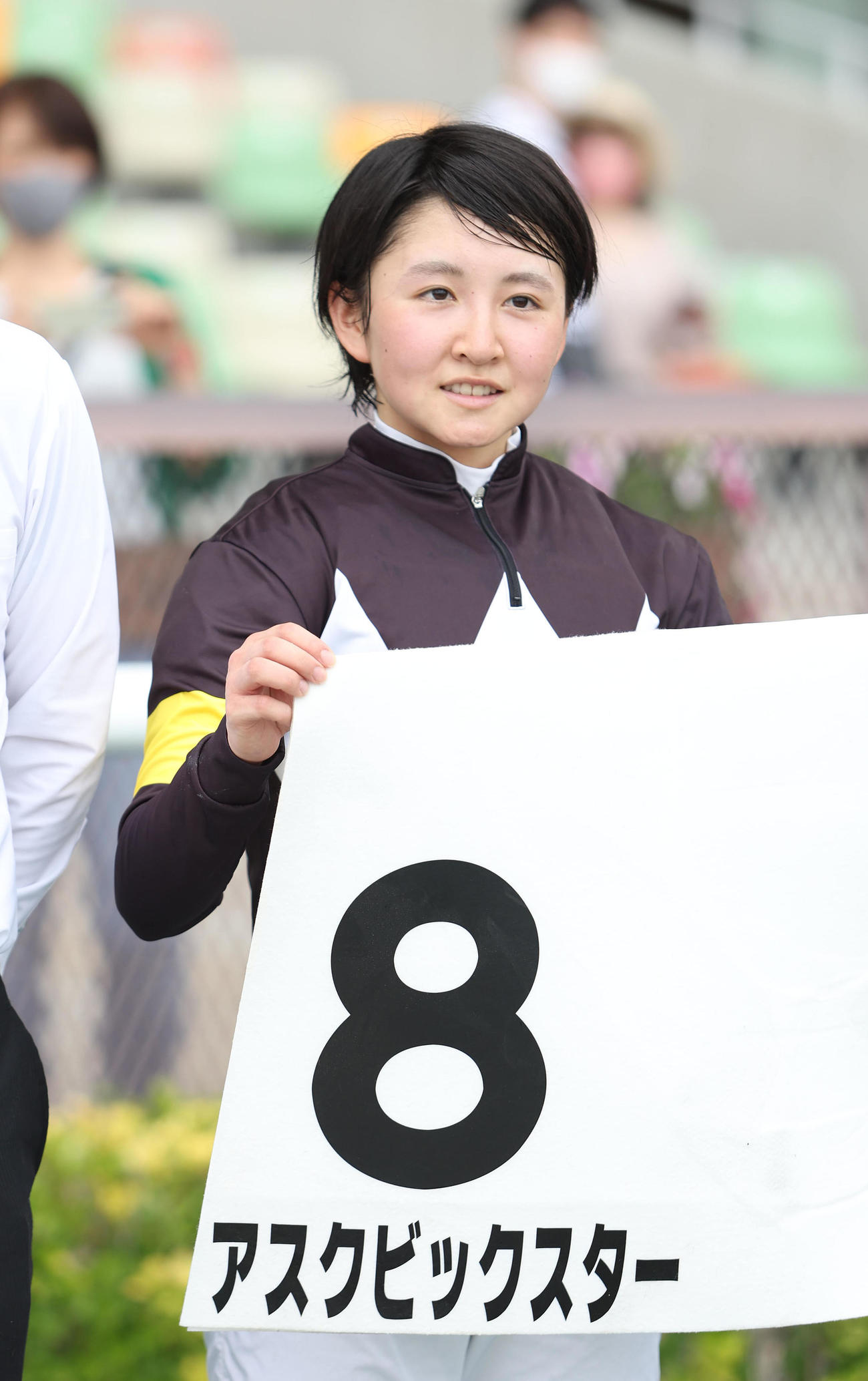 中京3Rを制した古川奈騎手（撮影・白石智彦）