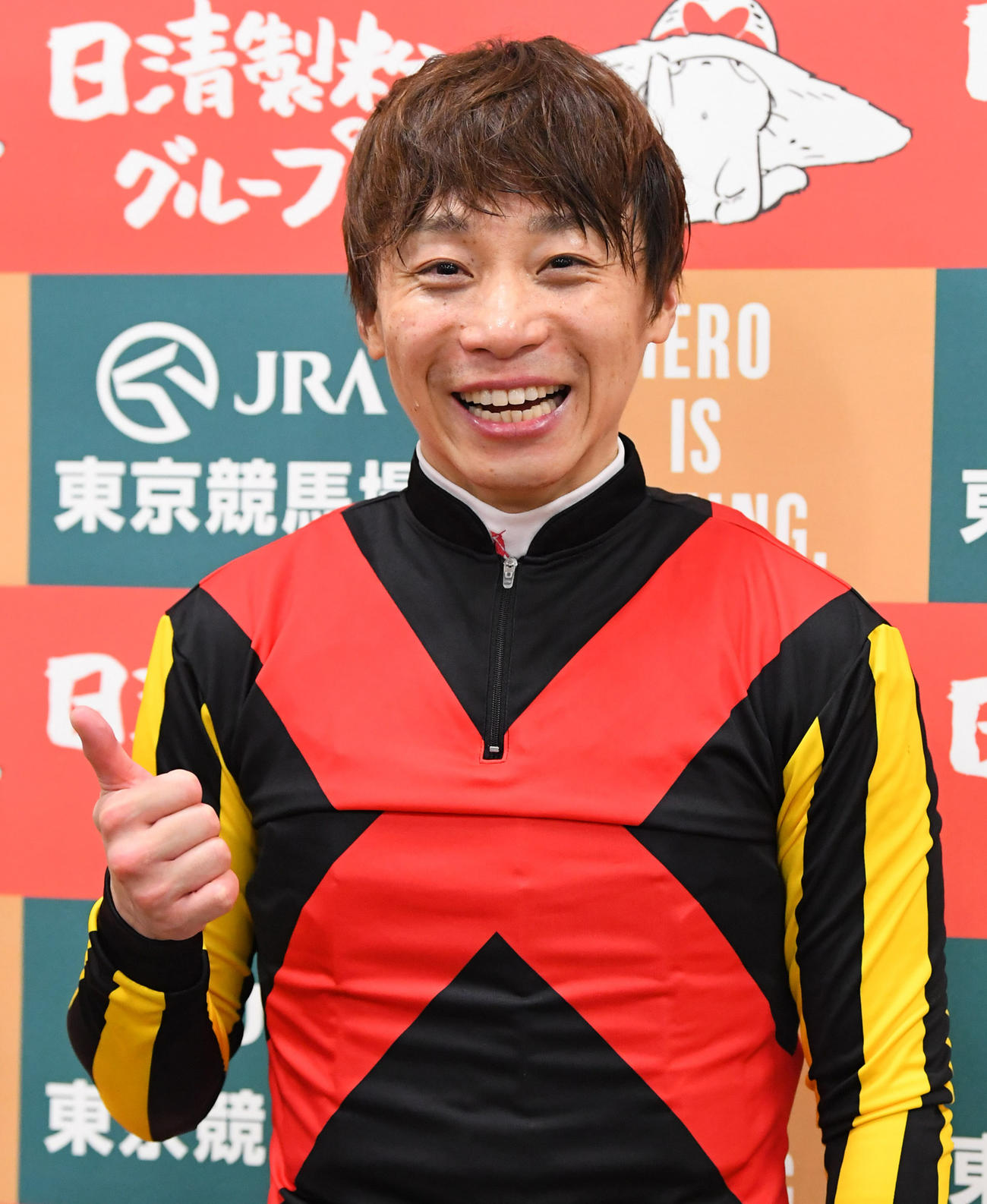 ソングラインで安田記念を制した池添騎手（2022年6月5日撮影）