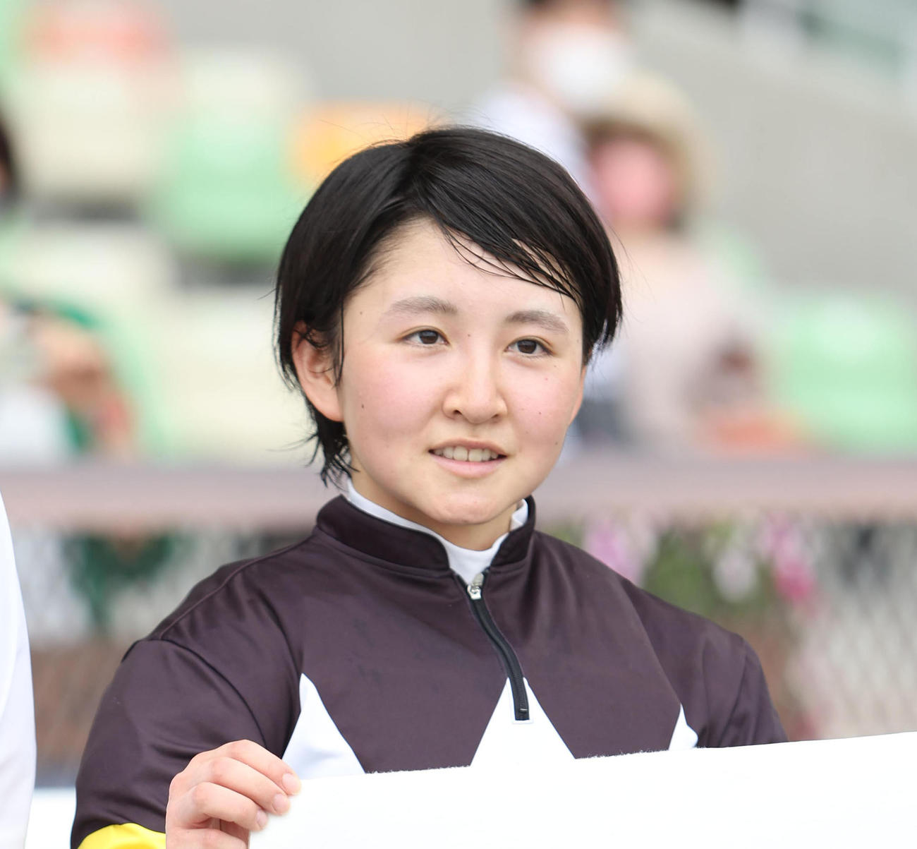 中京3Rを制した古川奈騎手（撮影・白石智彦）