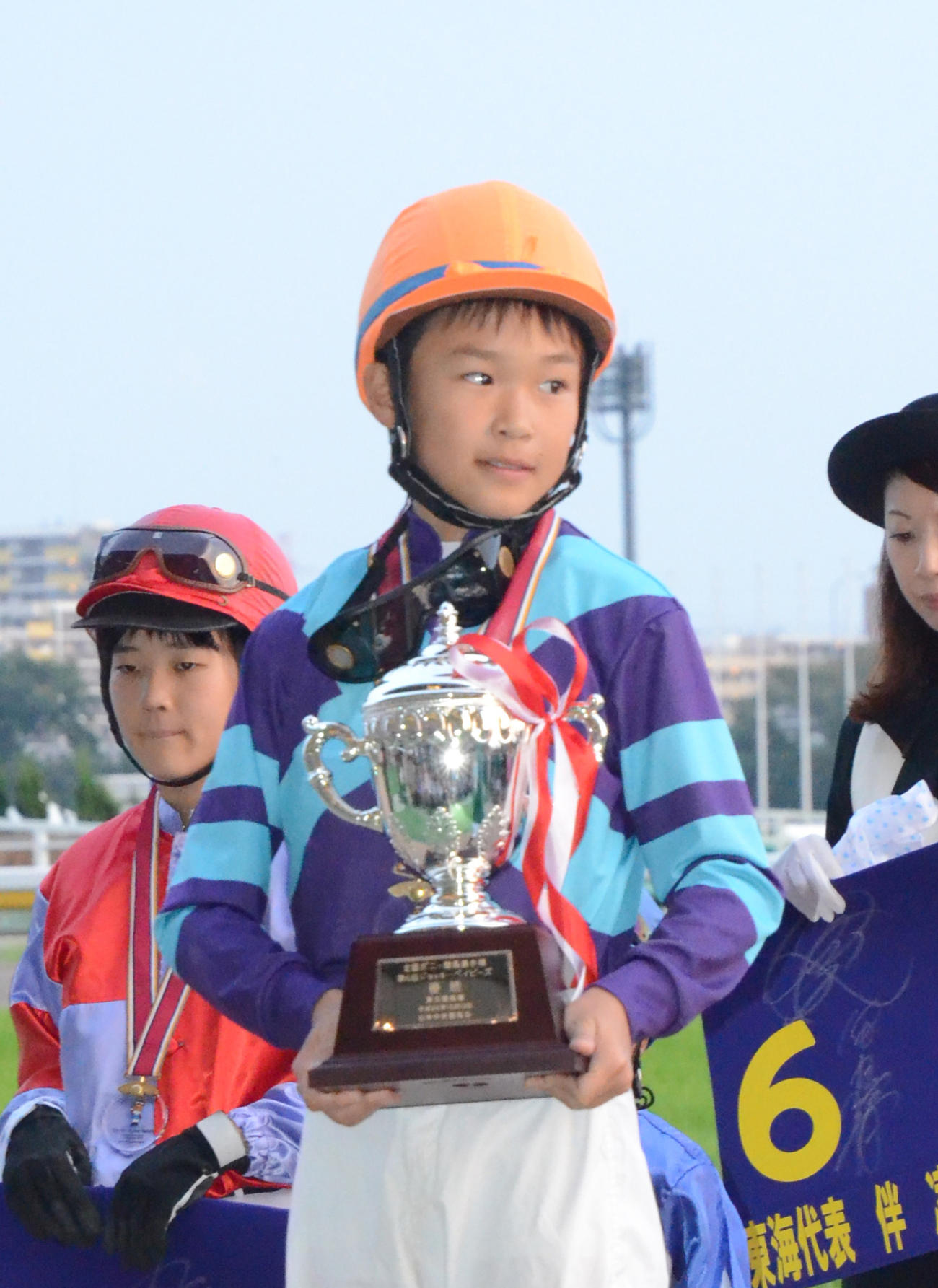 第6回ジョッキーベイビーズを制した角田大和騎手（2014年10月12日撮影）