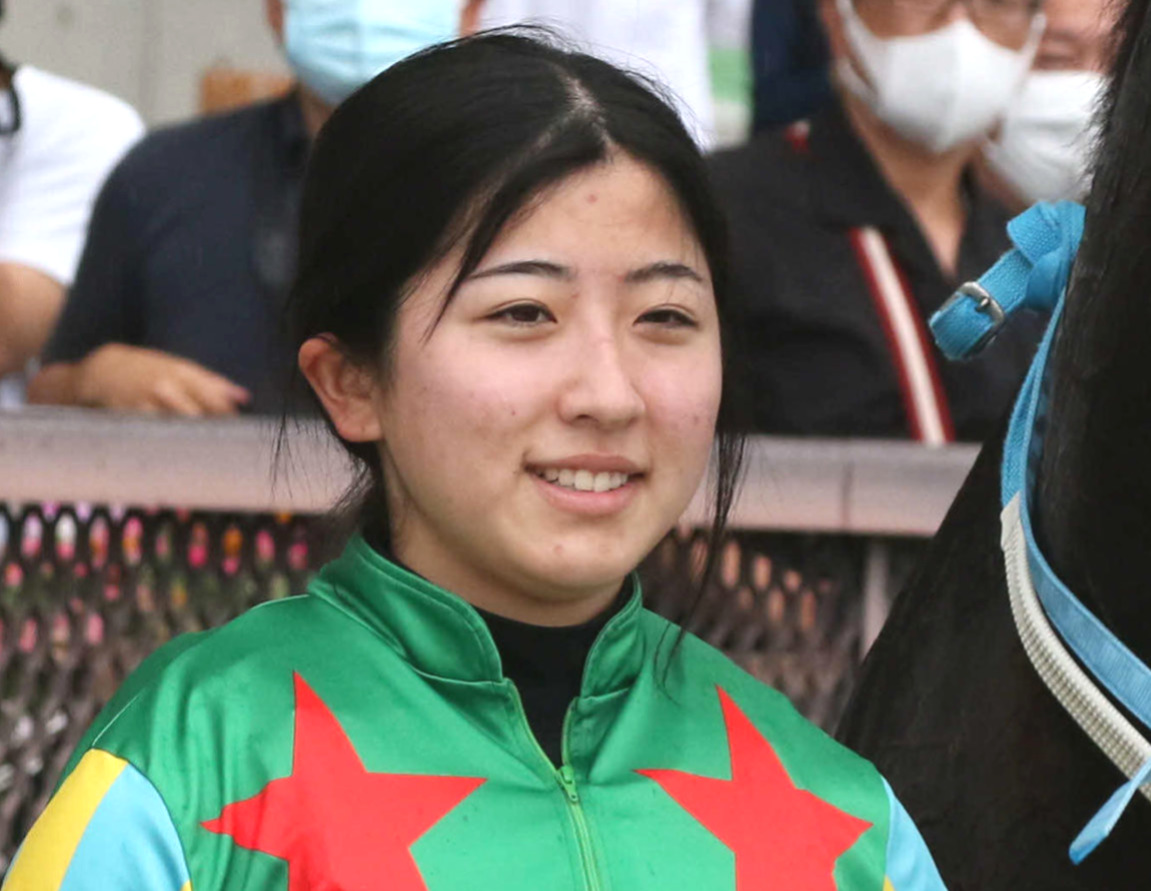 今村聖奈騎手（2022年6月11日撮影）