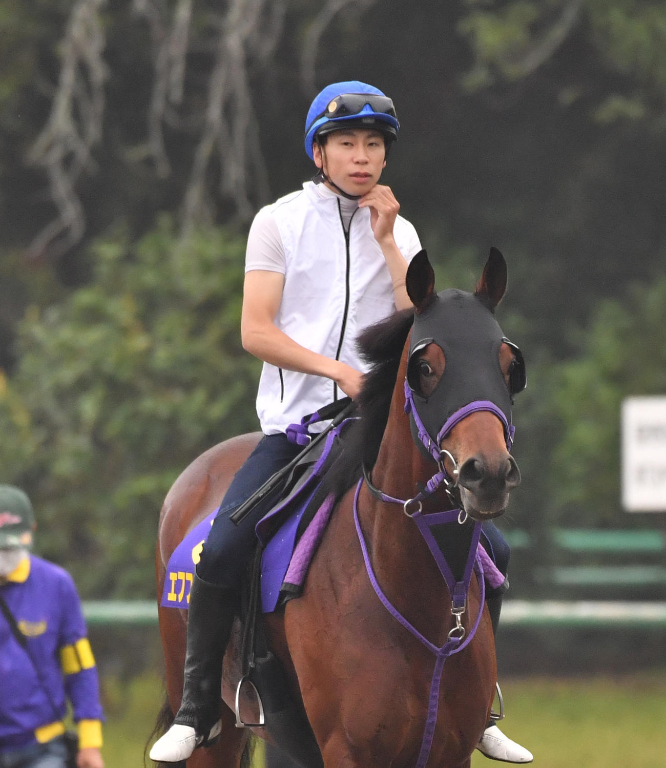 エフフォーリアと横山武史騎手（撮影・柴田隆二）
