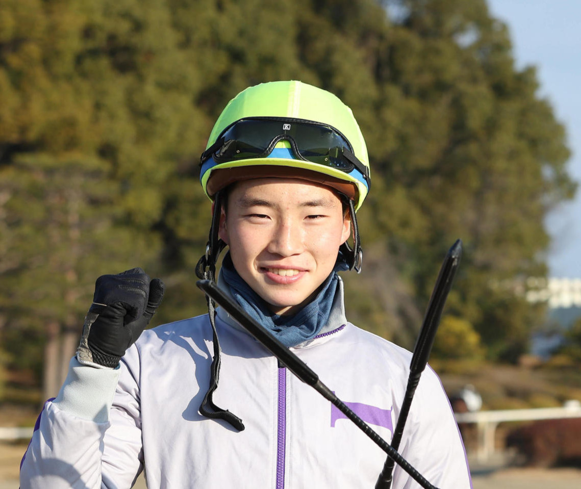 角田大河騎手（2022年3月撮影）