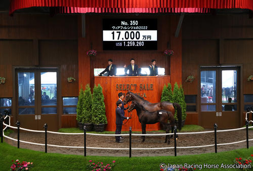 1億7000万円で落札されたヴィアフィレンツェの2022