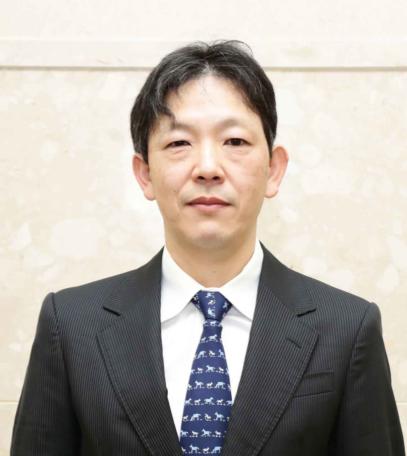 堀内岳志調教師（2020年12月10日撮影）