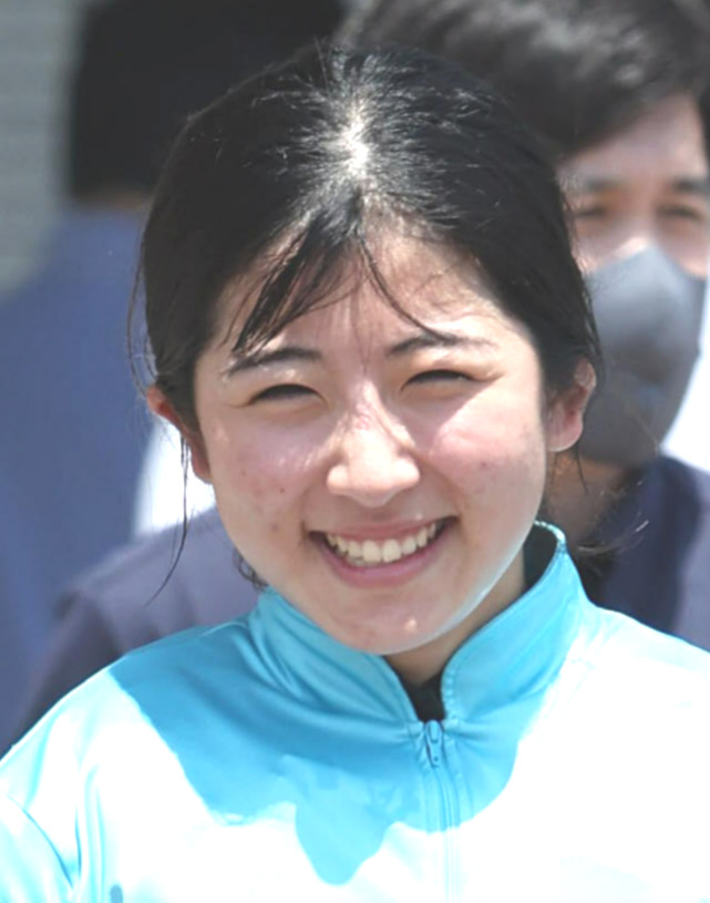 今村聖奈騎手（2022年7月9日撮影）