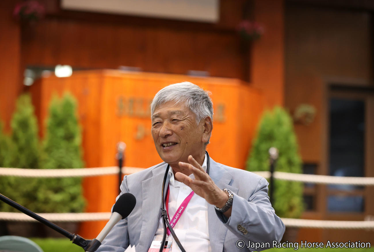 日本競走馬協会の吉田照哉会長代行