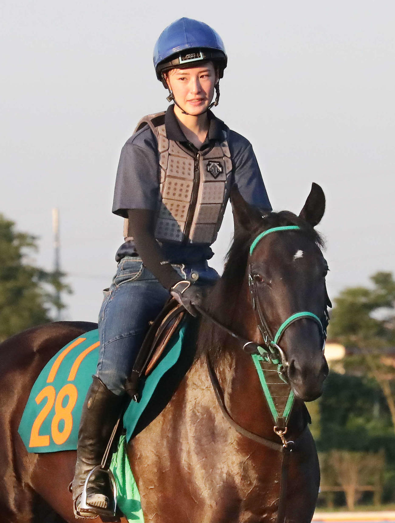 藤田菜七子騎手（2021年7月22日撮影）