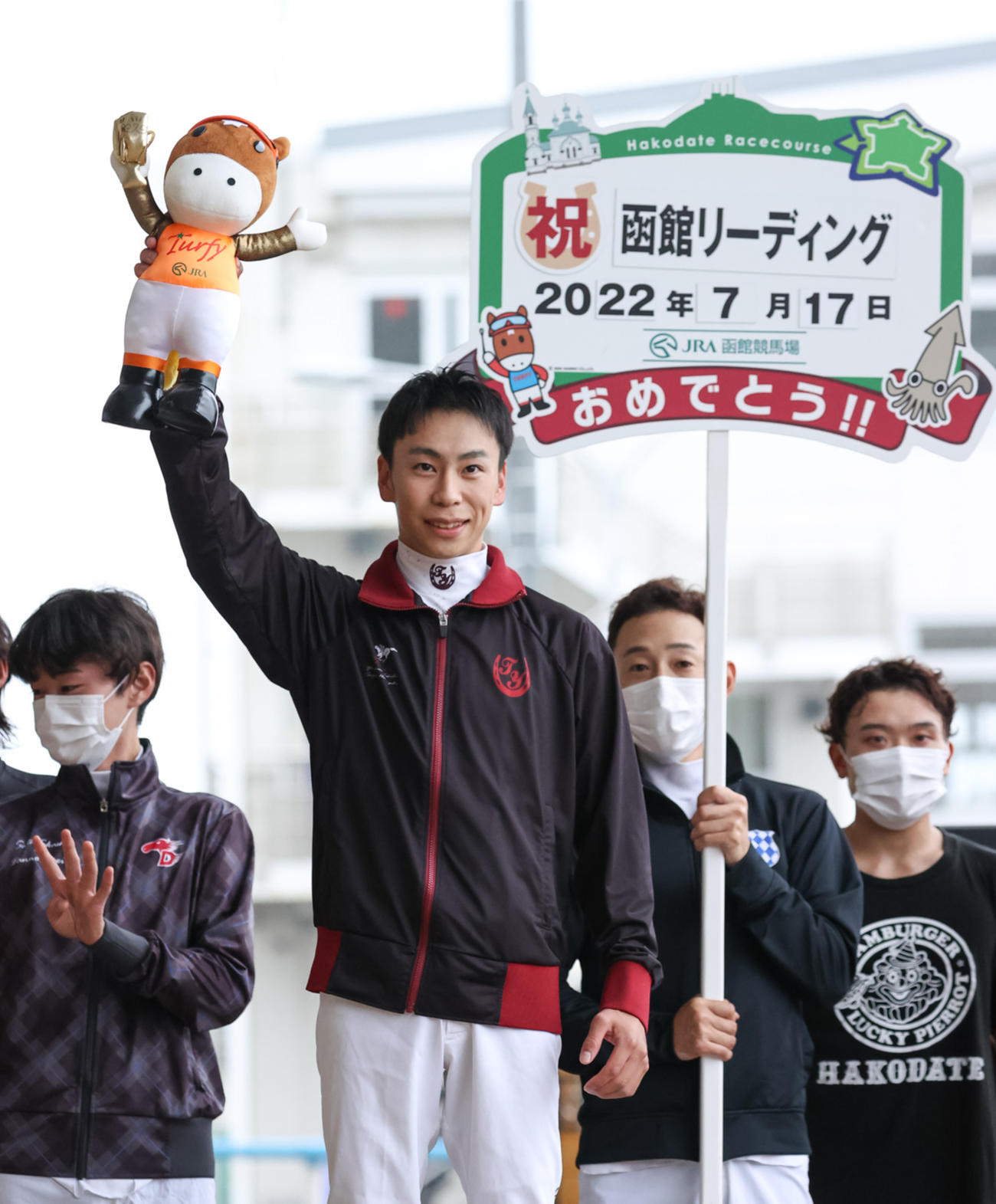 19勝を挙げ函館リーディングに輝いた横山武騎手（撮影・村野早祐）