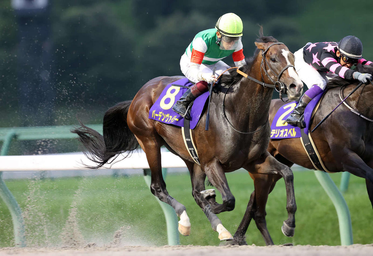 マーキュリーCで重賞初勝利を飾ったバーデンヴァイラー（岩手県競馬組合提供）