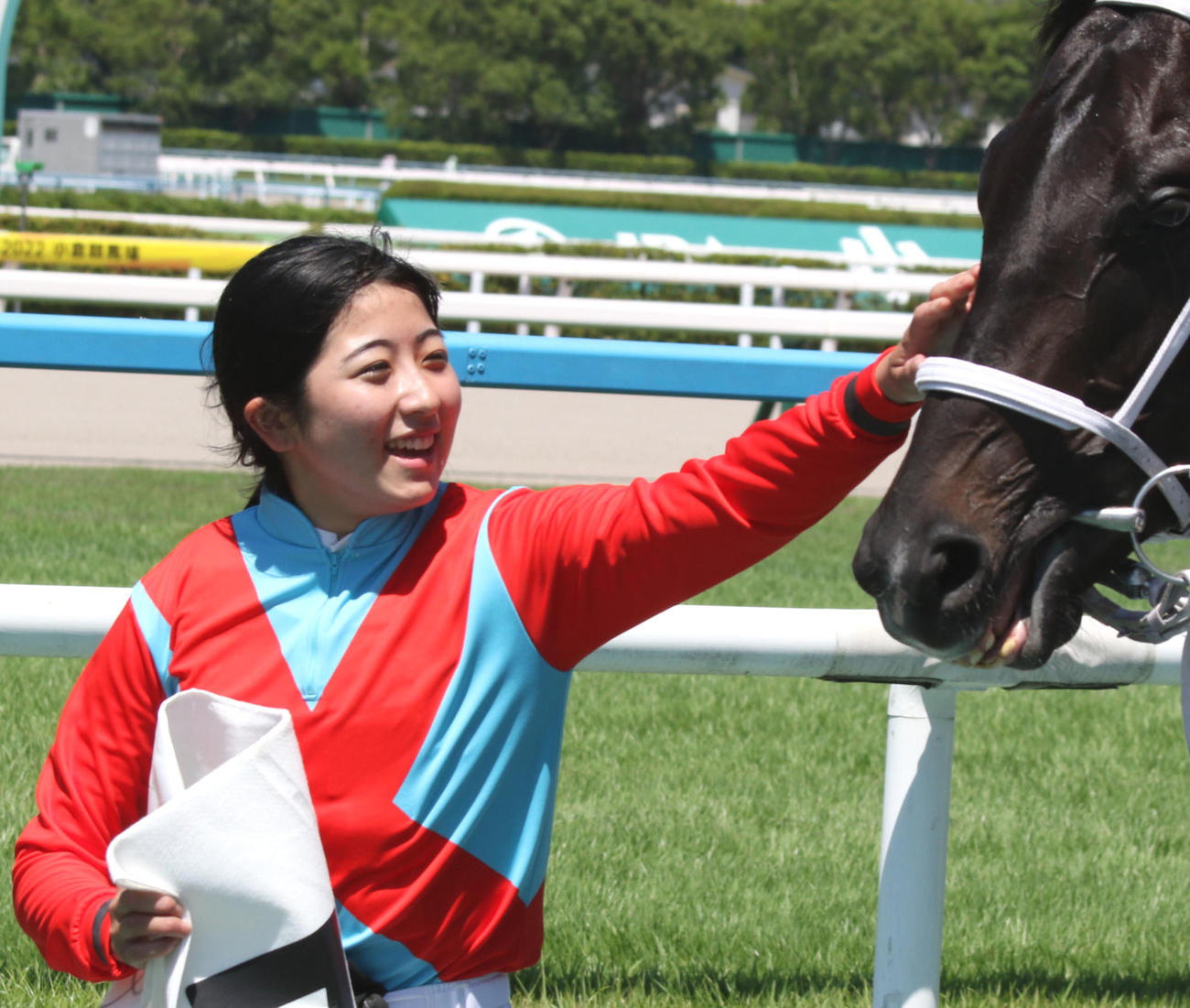 今村聖奈騎手（2022年7月2日撮影）