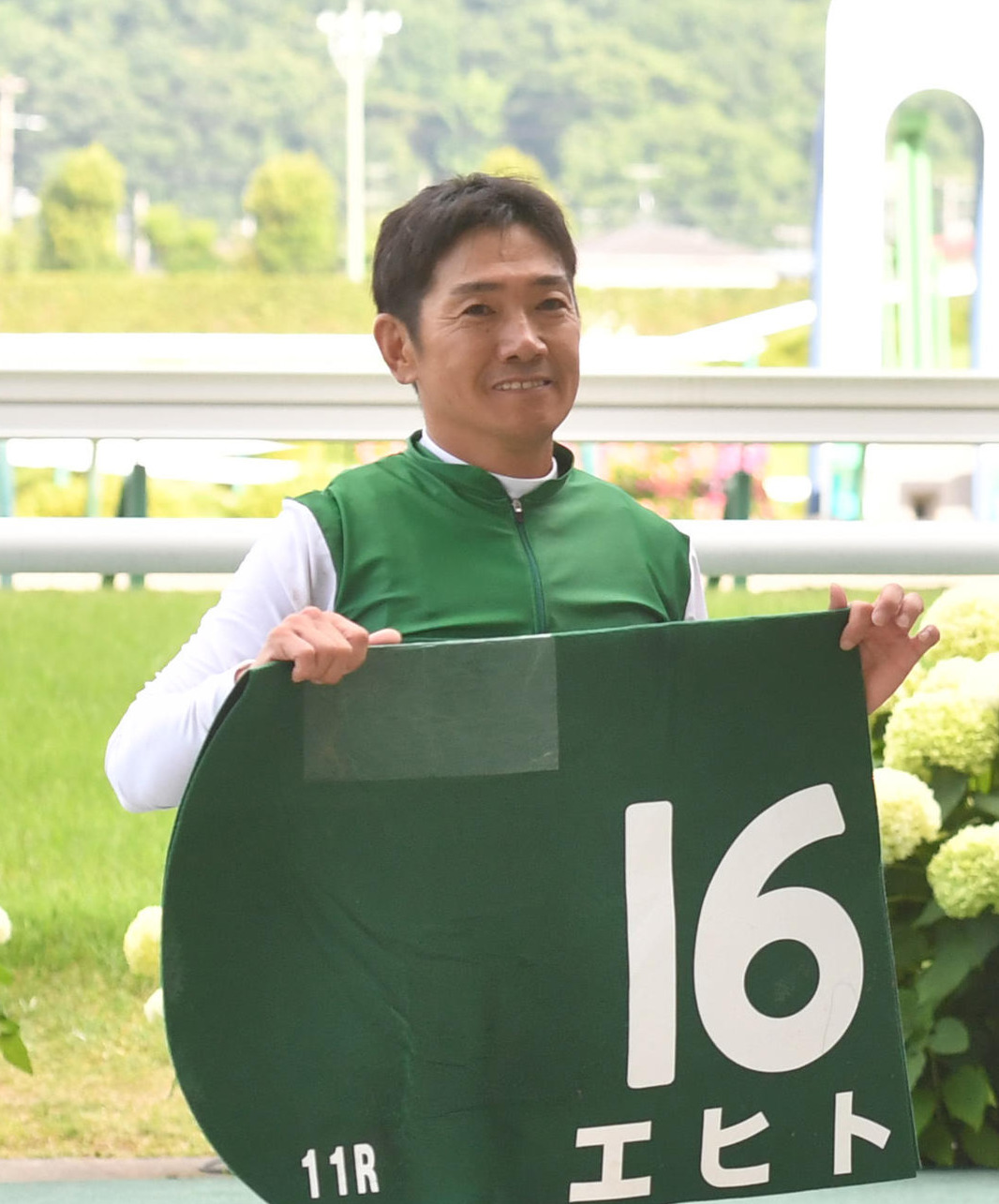 七夕賞をエヒトで制した田中勝騎手