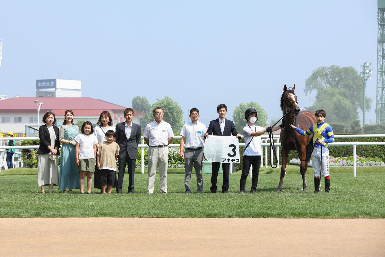 2歳未勝利を勝ち上がったアネモス（撮影・村野早祐）