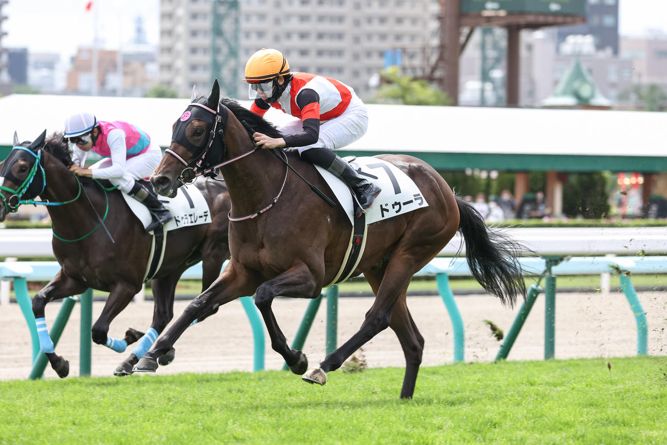 2歳未勝利を勝ち上がったドゥーラ（撮影・村野早祐）