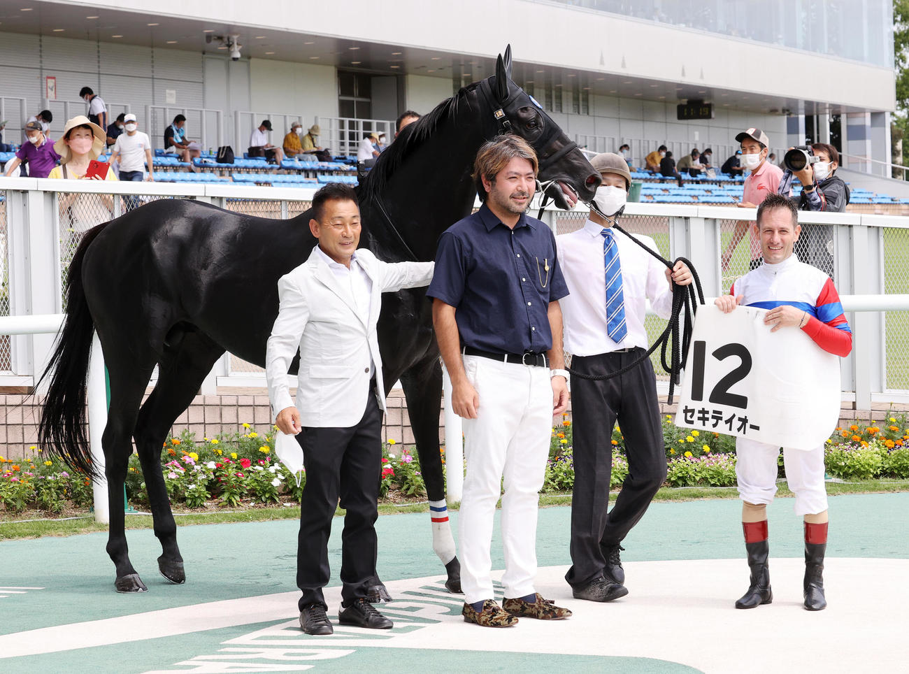 3歳未勝利を制したセキテイオー（撮影・鈴木正人）