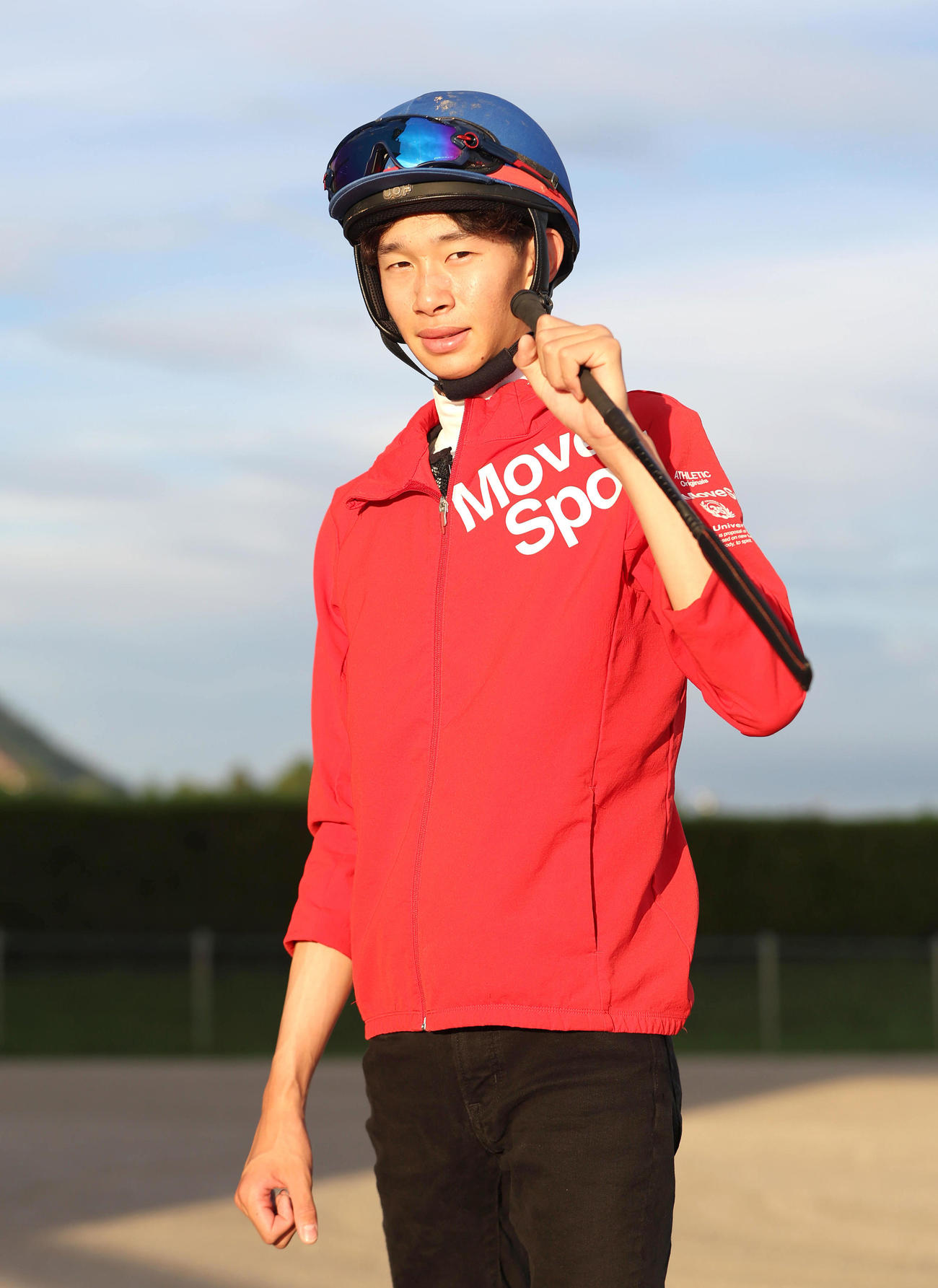 小倉記念で重賞初騎乗となる松本騎手（撮影・白石智彦）