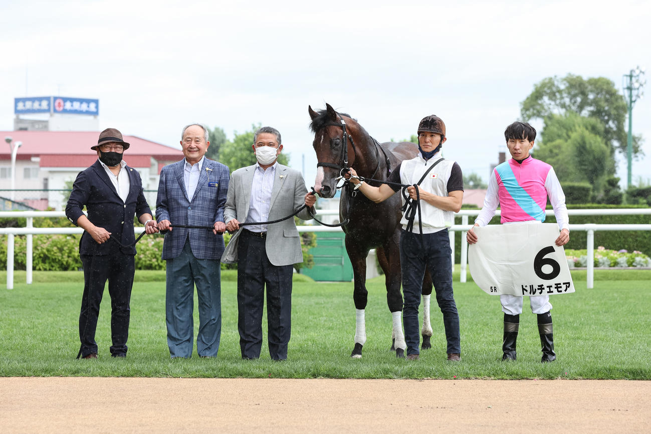 デビュー戦を快勝したドルチェモア（撮影・村野早祐）