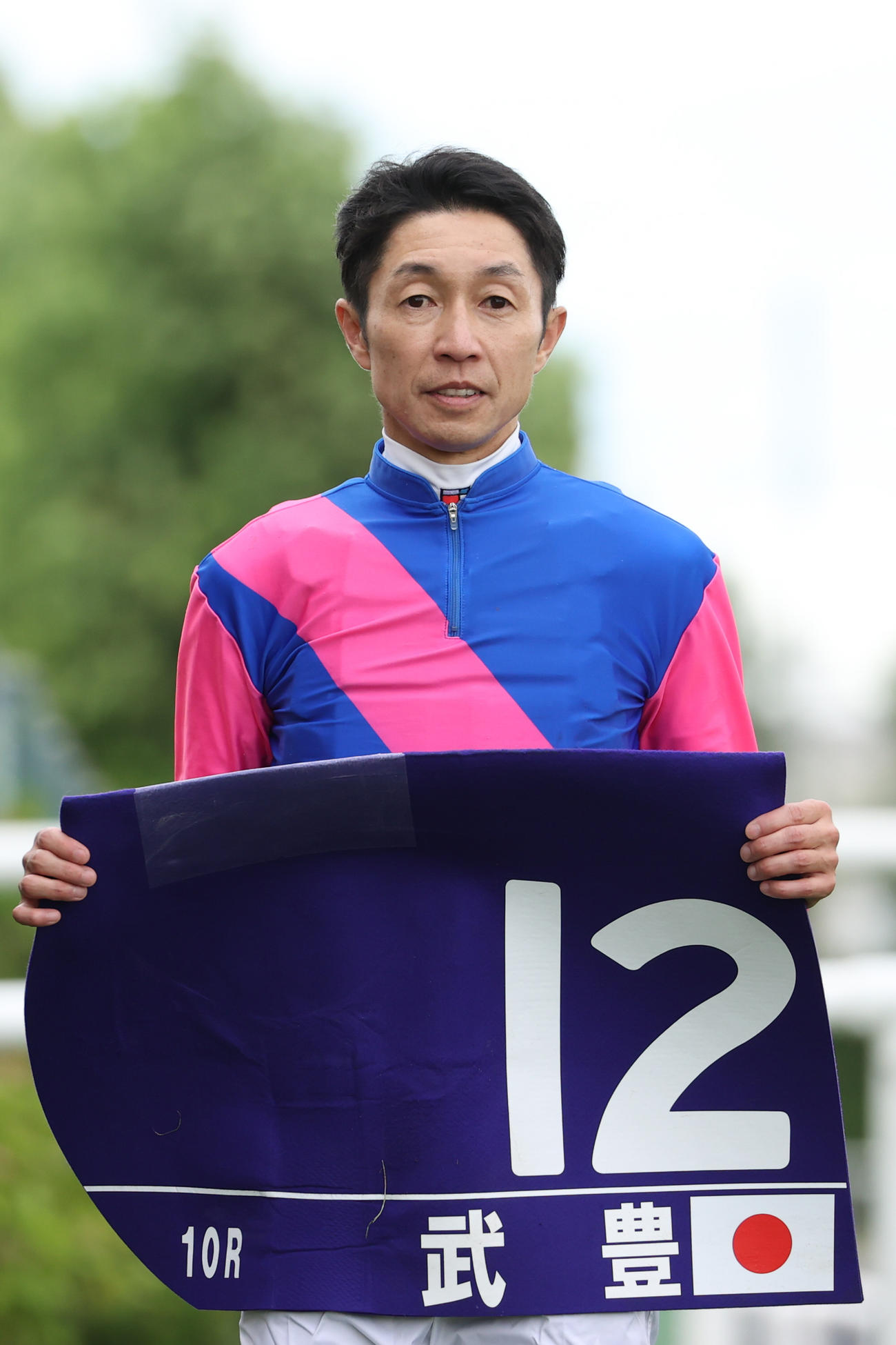 WASJ第1戦を制した武豊騎手（撮影・村野早祐）