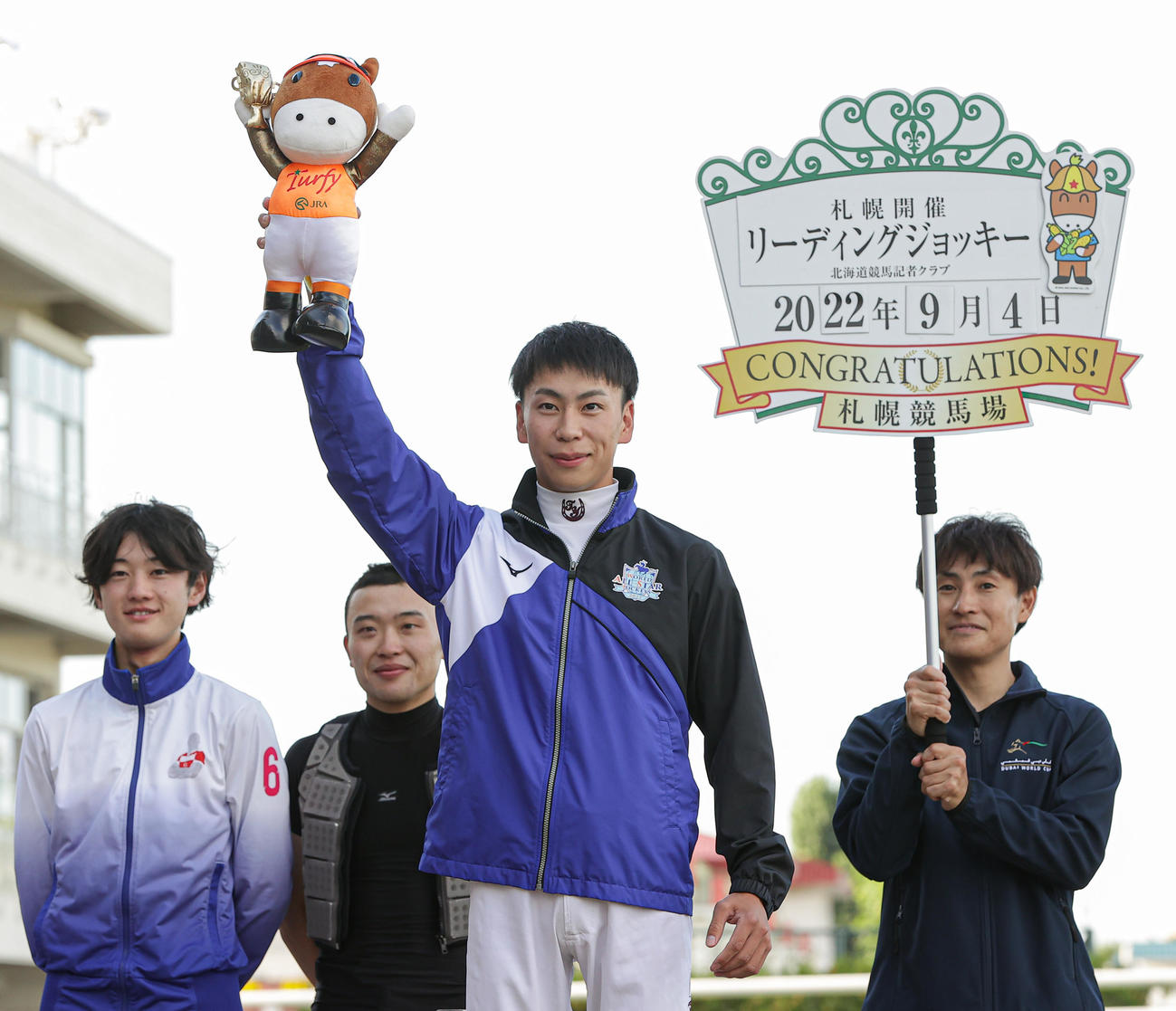 札幌リーディングに輝いた横山武騎手（撮影・村野早祐）