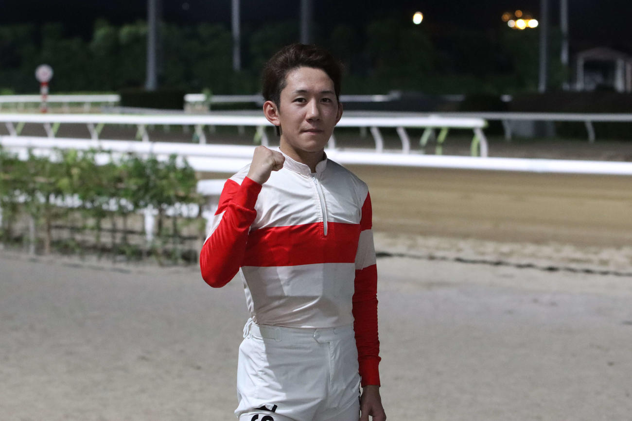 第1戦をフーレイで制した大井の仲原大生騎手