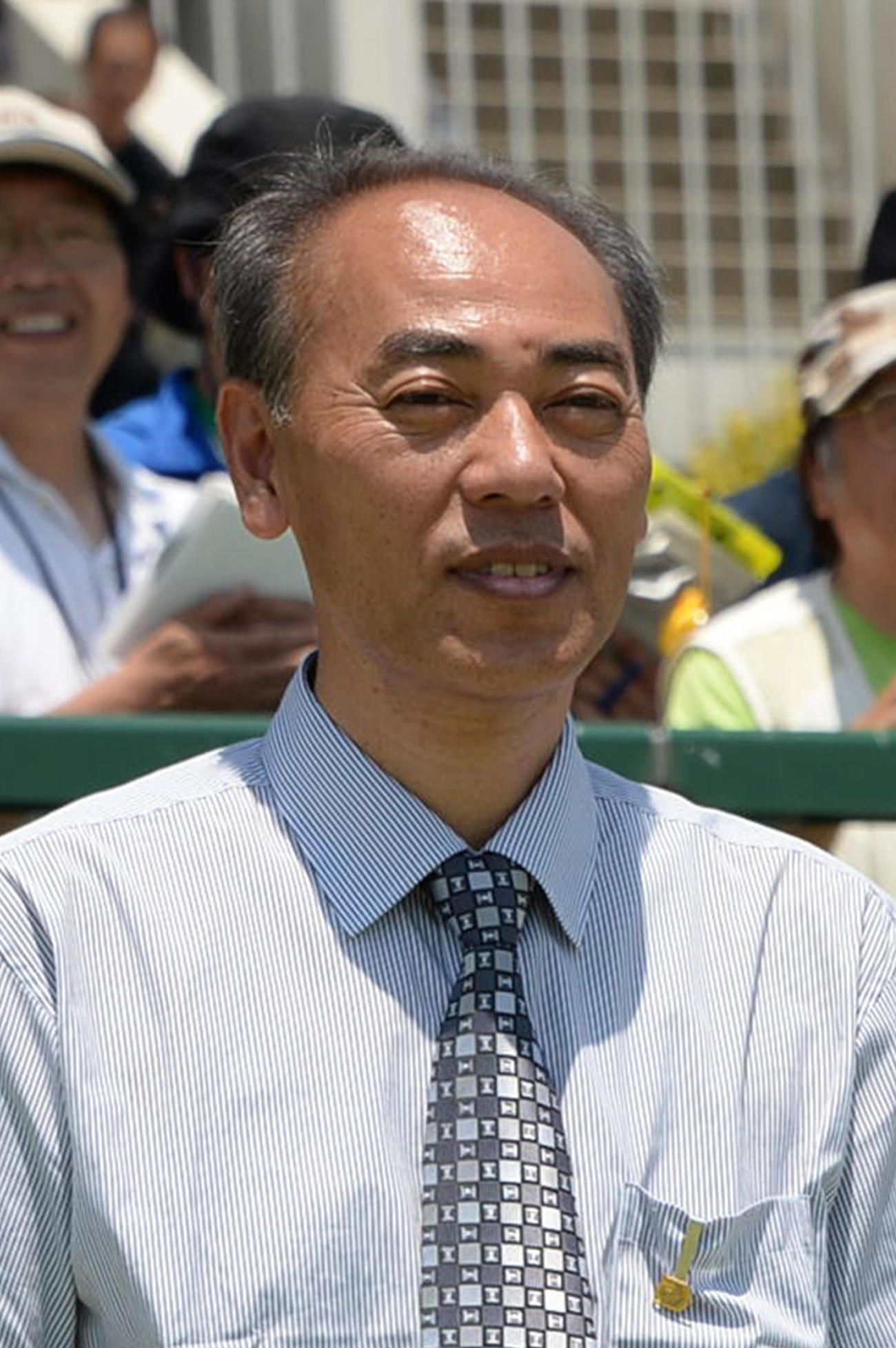 森秀行調教師（14年6月撮影）