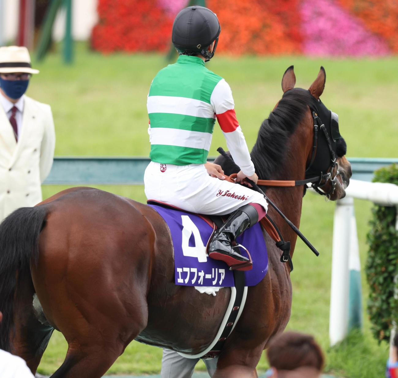 第63回宝塚記念　6着に終わったエフフォーリア（2022年6月26日撮影）