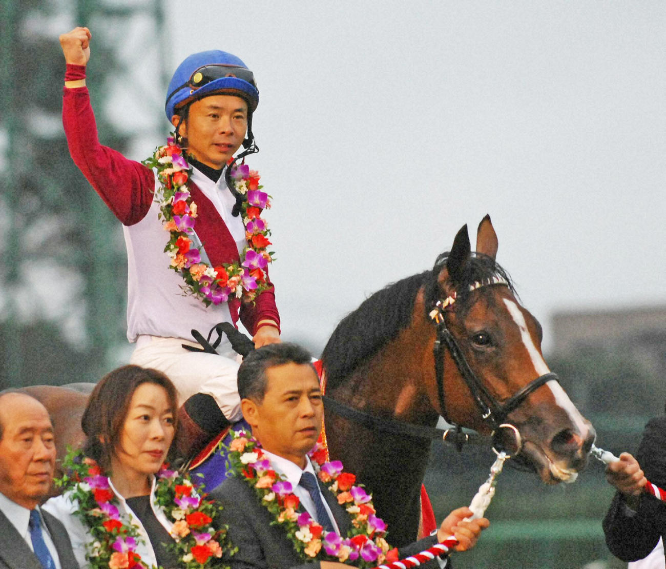 07年スプリンターズSの勝ち馬アストンマーチャンと中舘英二騎手