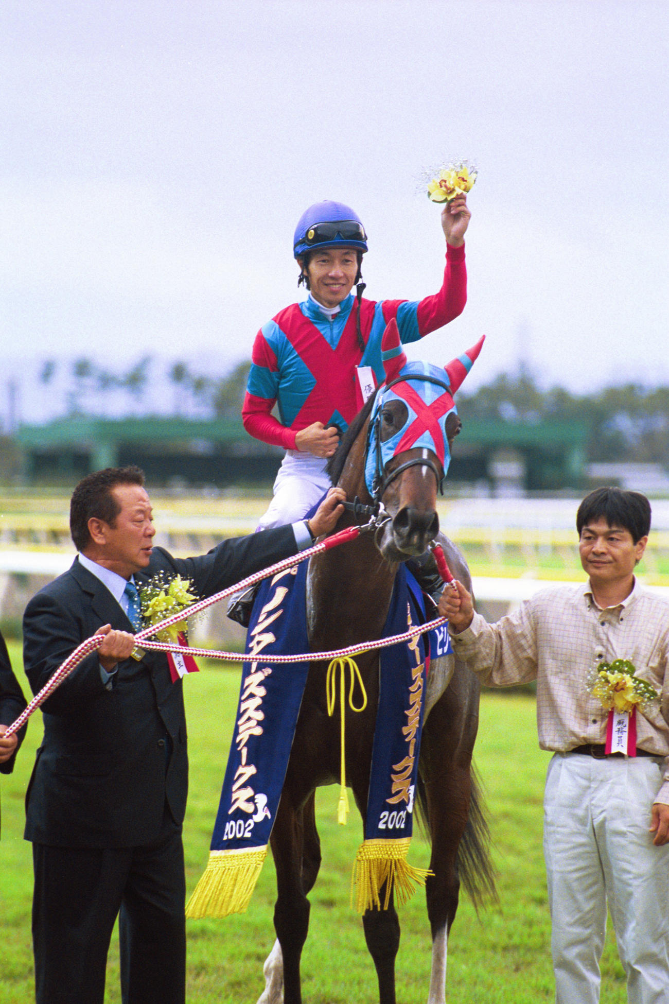 02年スプリンターズS、武豊騎手を背に制したビリーヴ