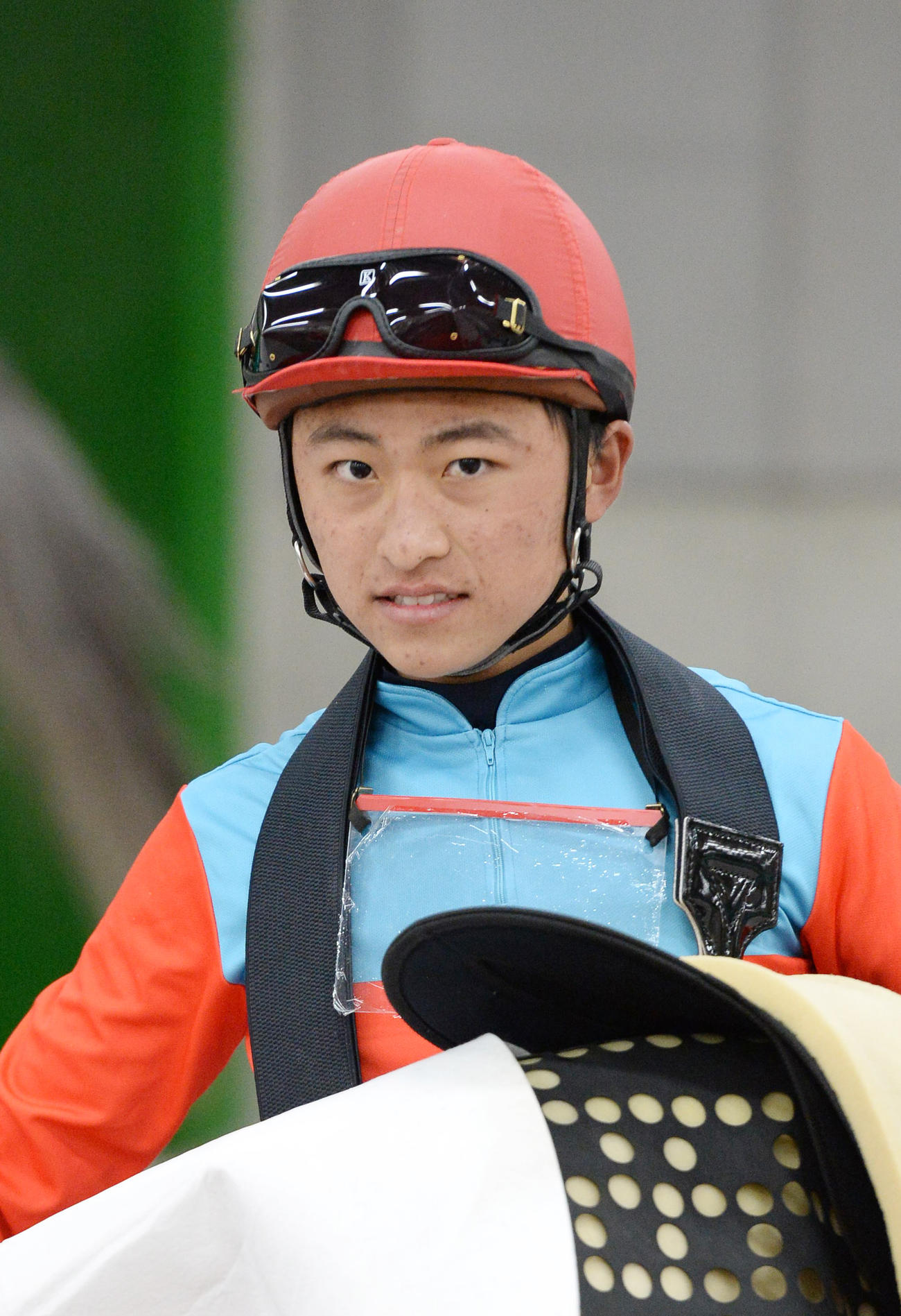 西谷凜騎手（2021年4月11日撮影）