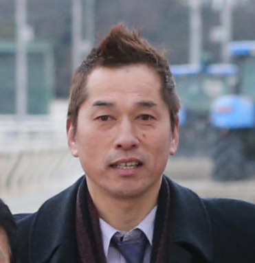 柏原誠路調教師（2018年2月撮影）