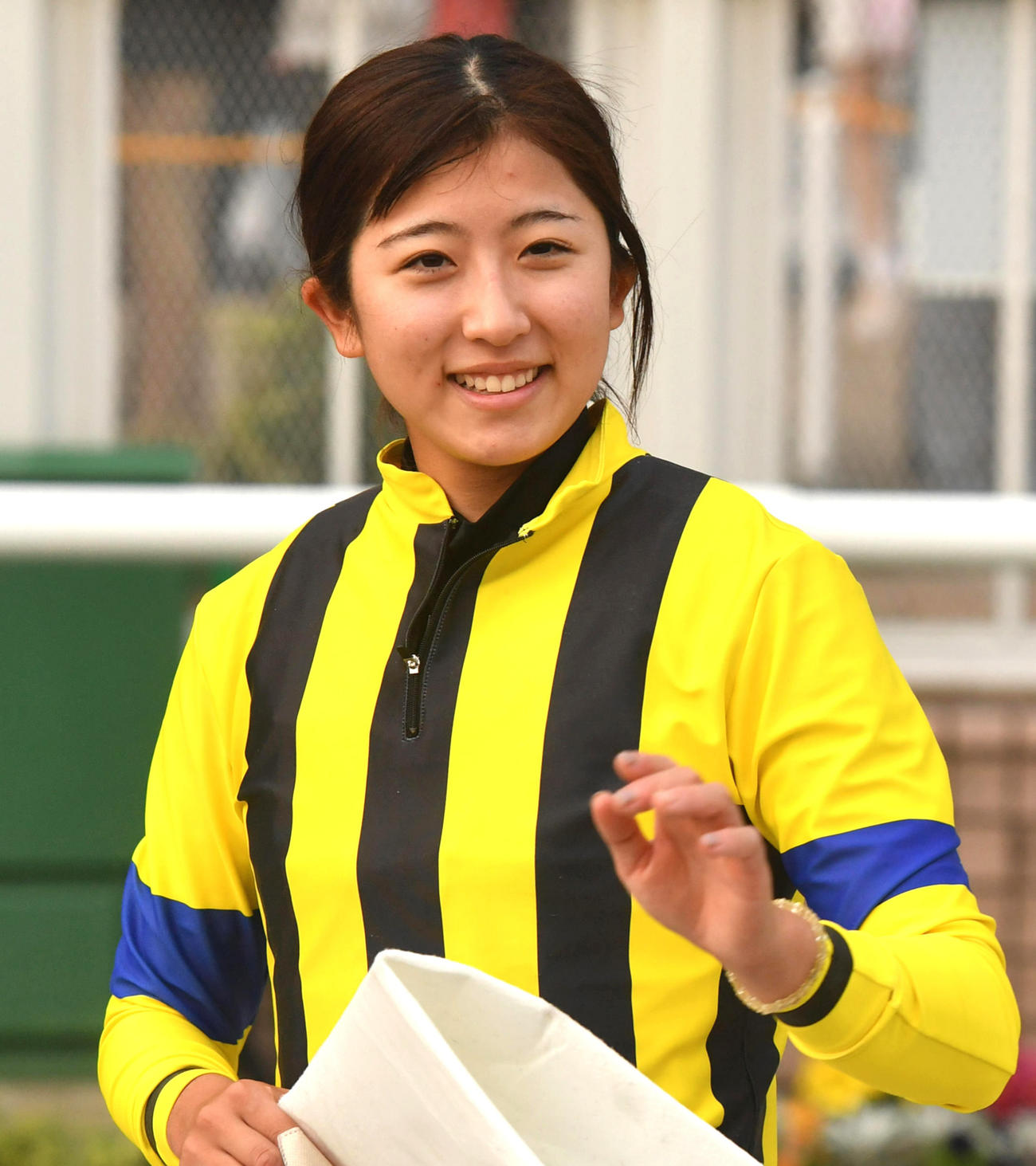 今村聖奈騎手（2022年10月21日撮影）