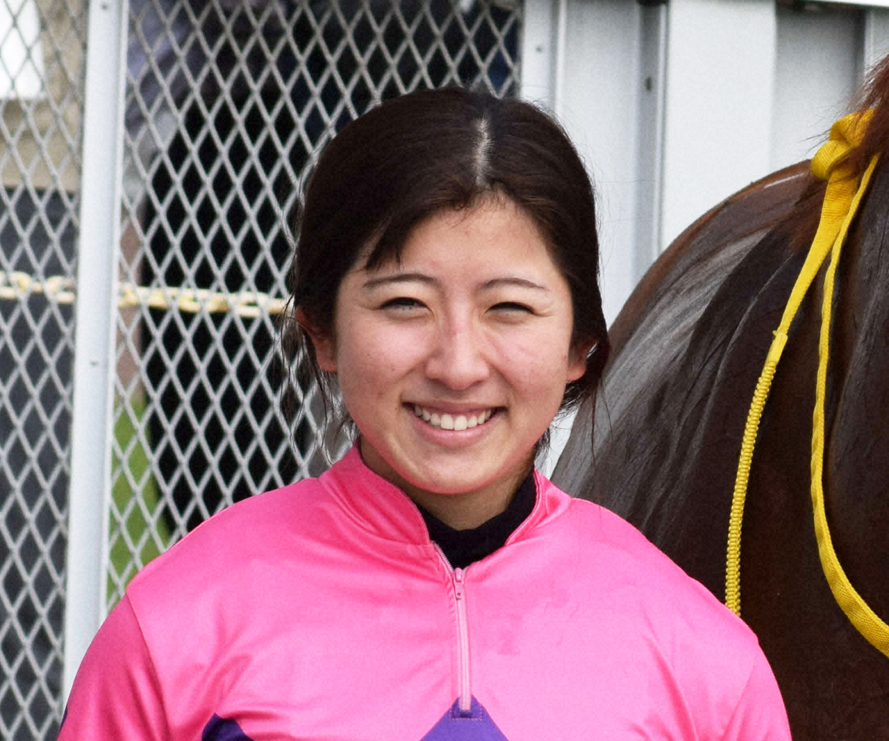 今村聖奈騎手（2022年10月撮影）