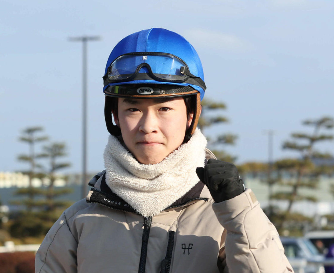 角田大和騎手（2022年3月撮影）