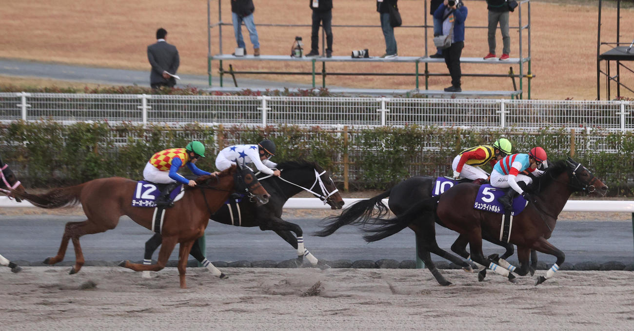 チャンピオンズC3着のハピ（右から3頭目）