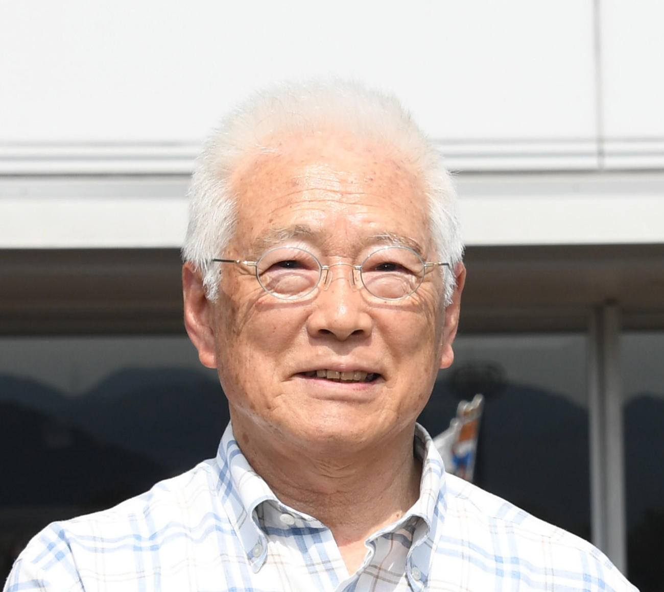 坂口正大元調教師（2019年8月撮影）