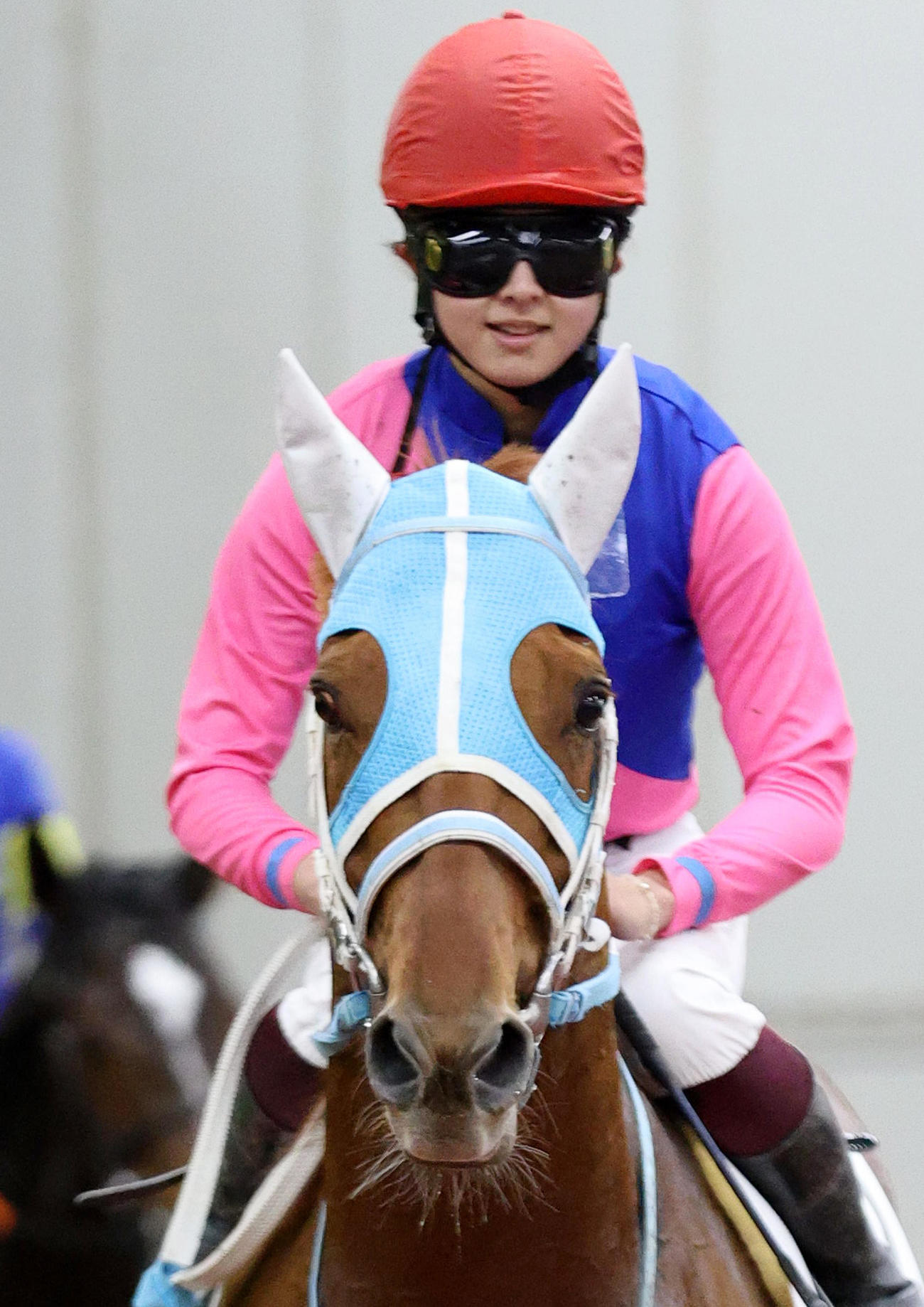 中京7Rを制したメイショウブレゲと今村騎手（撮影・上山淳一）