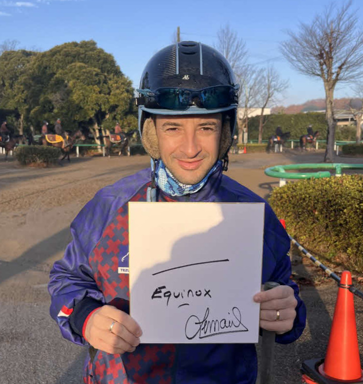 有馬記念でイクイノックスに騎乗するルメール騎手は今年の漢字に「一」を選んだ（撮影・桑原幹久）