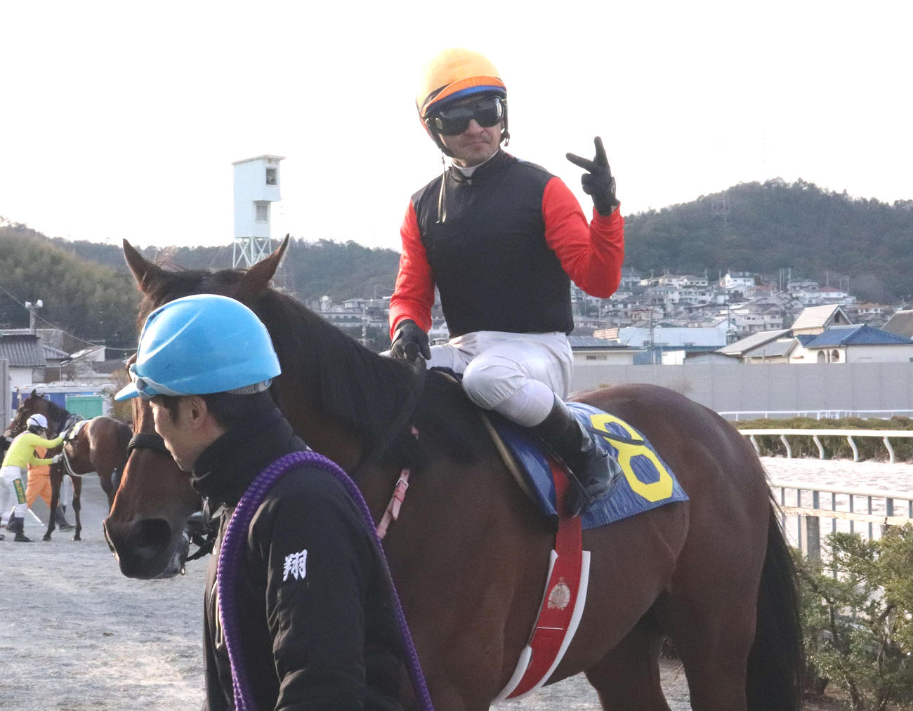 姫路11Rを勝利して地方通算3000勝を達成した吉村智洋騎手