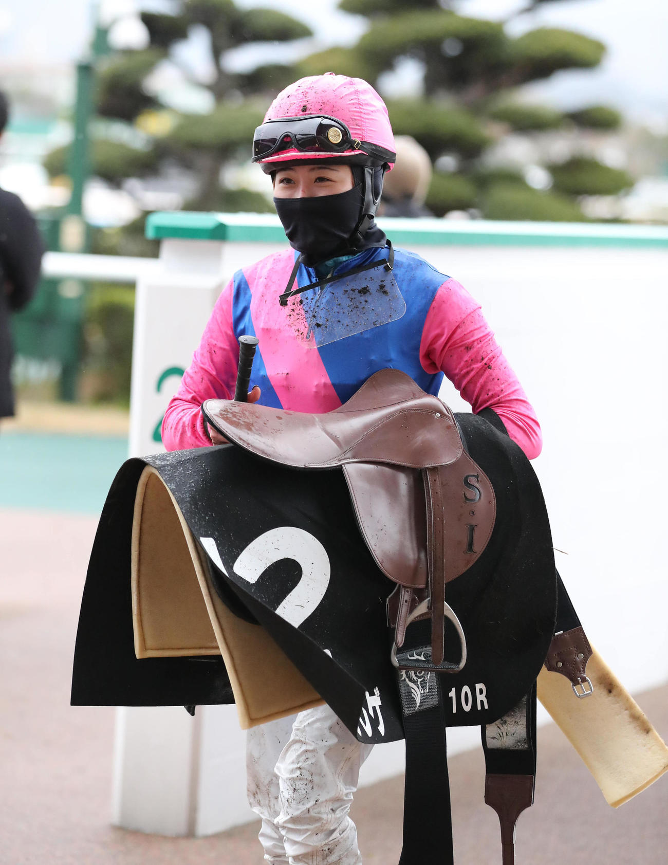 海の中道特別を制した今村聖奈騎手（撮影・梅根麻紀）